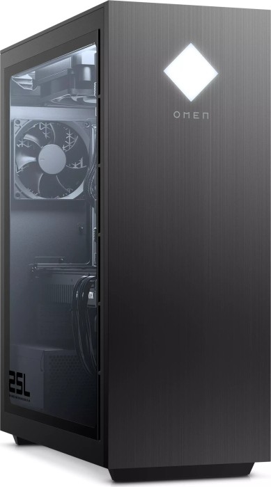 HP Omen 25L Desktop GT12-1106ng Shadow Black, Ryzen 7 5800X, 16GB RAM, 512GB SSD, 1TB HDD, Radeon RX 6700 XT