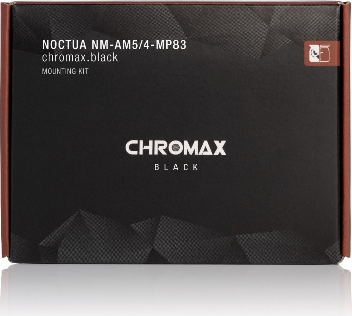 Noctua NM-AM5/4-MP83 chromax.black Mounting Kit, Socket AM5/AM4 zestaw do montażu