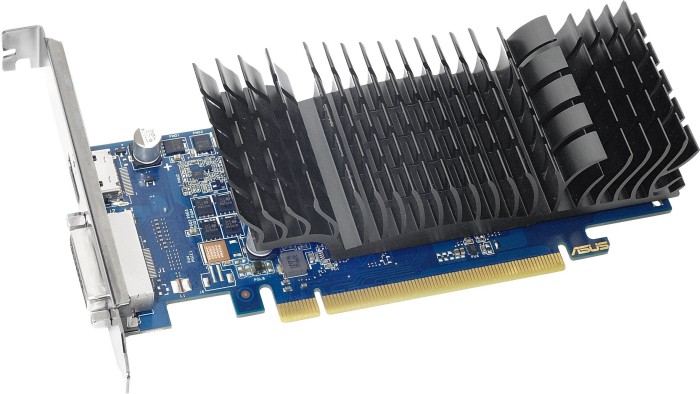 ASUS GeForce GT 1030 low profile silent, GT1030-SL-2GD4-BRK, 2GB DDR4, DVI, HDMI
