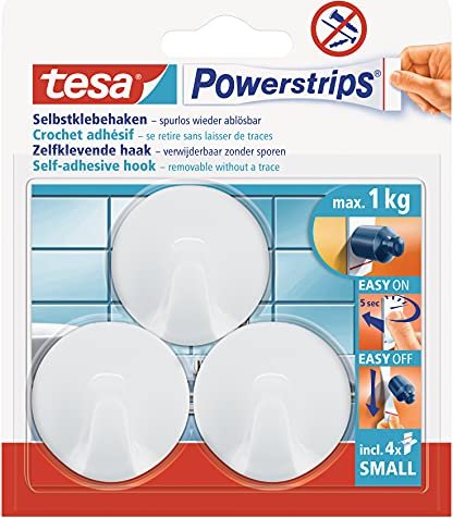 tesa Powerstrips Haken Small rund chrom ab € 3,28 (2024