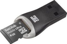 microSDHC 4GB USB Kit Class 6