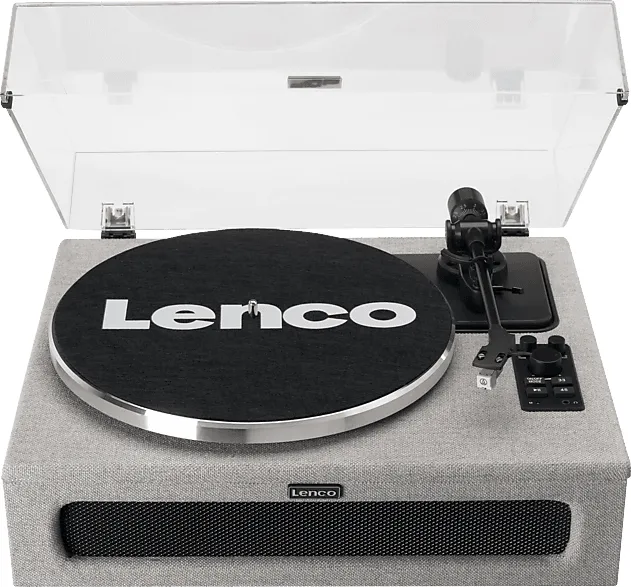 Lenco LS-440 – Plattenspieler – 40 Watt (Gesamt) – Grau