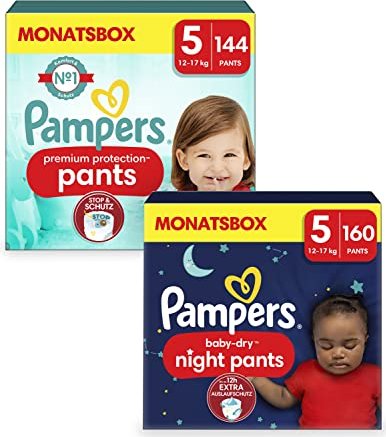 Pampers Baby-Dry night pants Gr.5 Einwegwindel, 12-17kg, 160 Stück