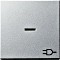 Gira System 55 Wippe mit Kontrollfenster und Symbol Steckdose, alu (0209 26)