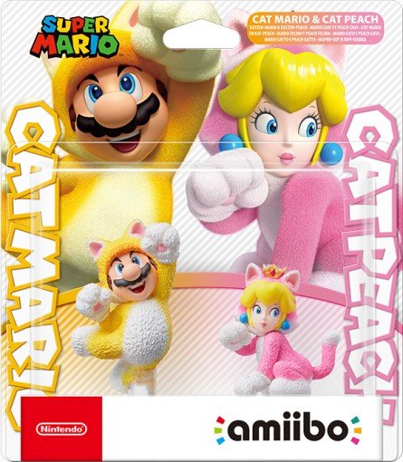 Nintendo amiibo Figur Super Mario Collection Katzen-Mario & Katzen-Peach (Switch/WiiU/3DS)