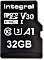 Integral High Speed R100/W30 microSDHC 32GB Kit, UHS-I U3, A1, Class 10 (INMSDH32G-100V30)