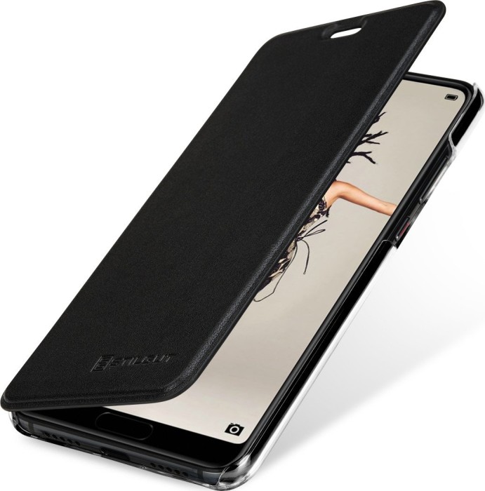 Stilgut Book Type NFC/RFID Blocking Cover für Huawei P20 schwarz