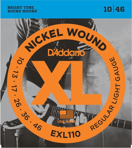 D'Addario XL nikiel Wound Regular Light 3-Pack
