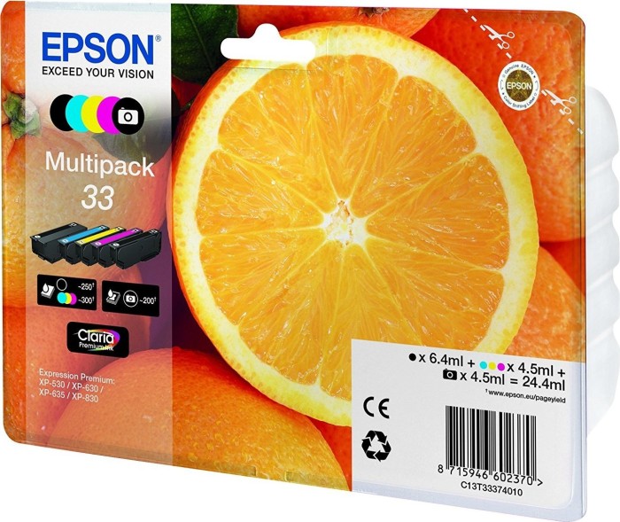 Epson Tinte 33XL Multipack