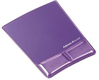 Fellowes Health-V mousepad with wrist rest purple