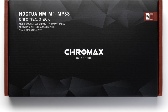Noctua NM-M1-MP83 chromax.black Mounting Kit, Socket AM5/AM4/1851/1700/1200/115x zestaw do montażu