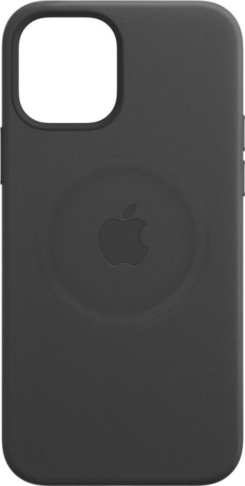 Apple Leder Case mit MagSafe für iPhone 12/12 Pro schwarz