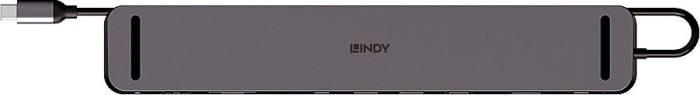 Lindy DST-mini XT 810, USB C laptop mini stacja dokująca