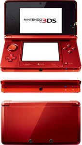 Nintendo 3DS rot/schwarz