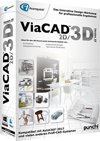 Avanquest ViaCad 2D/3D 10, ESD (deutsch) (PC)