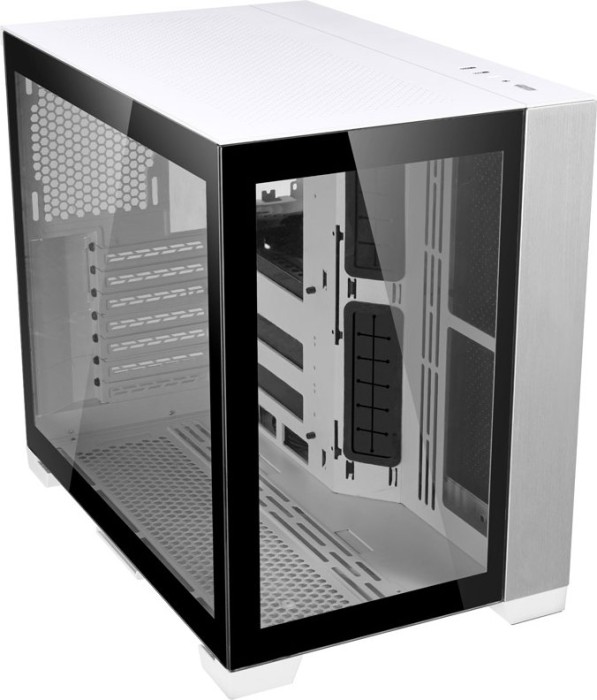 Lian Li O11 Dynamic Mini, weiß/schwarz, Glasfenster