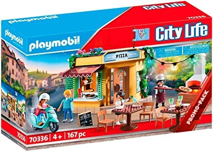 playmobil City Life - Pizzeria mit Gartenrestaurant