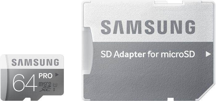 Samsung PRO, microSD UHS-I, Rev-D