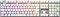 Sharkoon PureWriter RGB weiß, Kailh Choc LOW PROFILE RED, USB, US (4044951034260)