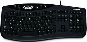 Microsoft Comfort Curve Keyboard 2000 schwarz, USB, DE
