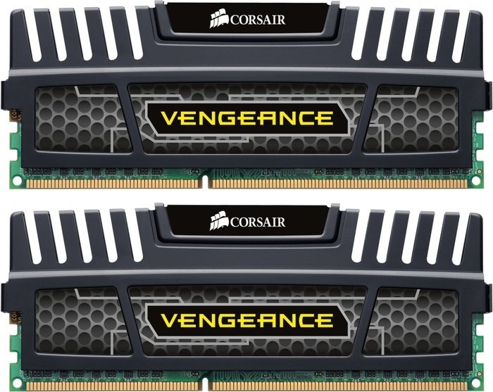 Corsair Vengeance schwarz DIMM Kit 8GB, DDR3-1600, CL9-9-9-24