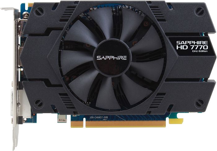 Sapphire Radeon HD 7770 GHz Edition, 1GB GDDR5, DVI, HDMI, DP, lite retail