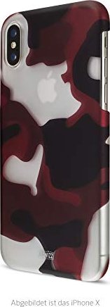 Artwizz Camouflage Clip für Apple iPhone XR rot