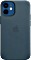 Apple Leder Case mit MagSafe für iPhone 12 Mini baltischblau (MHK83ZM/A)