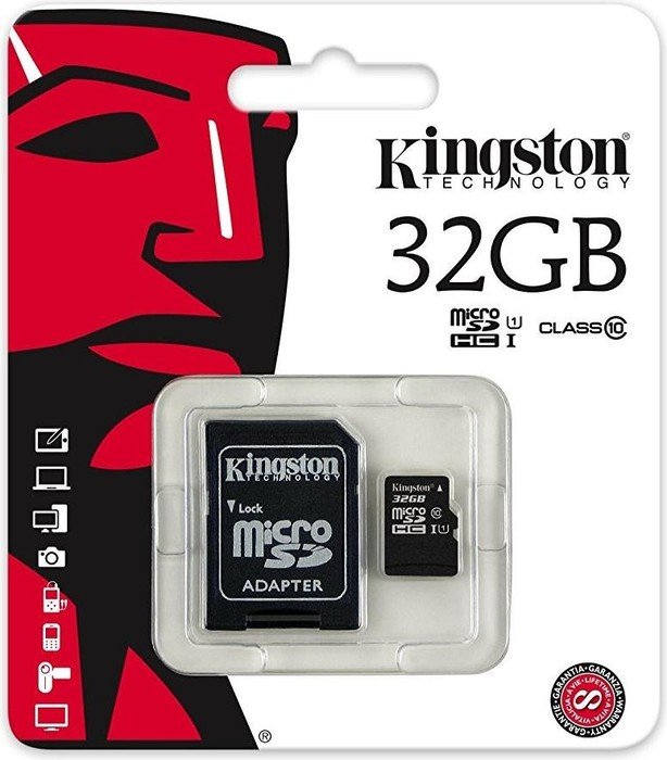 Kingston Industrial Temperature R90/W45 microSDHC 32GB Kit, UHS-I, Class 10