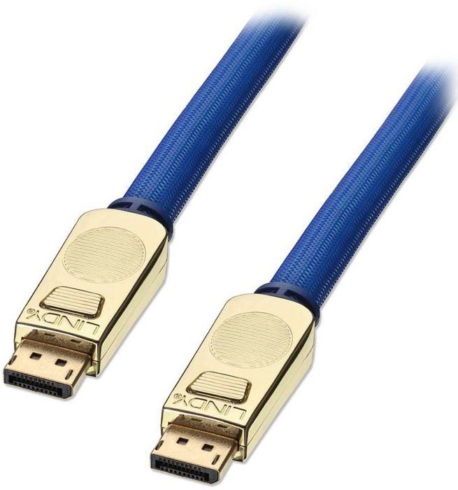 Lindy Premium złoto DisplayPort/DisplayPort przewód, 1m