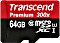 Transcend Premium R45/W20 microSDXC 64GB Kit, UHS-I, Class 10 Vorschaubild