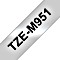 Brother TZe-M951 Beschriftungsband 24mm schwarz/silber matt Vorschaubild