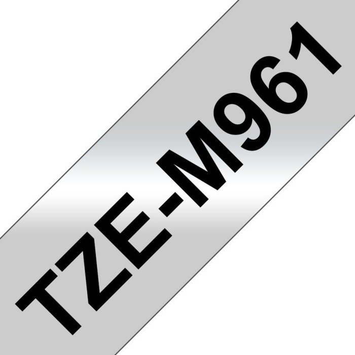 Brother TZe-M961 Beschriftungsband, 36mm, schwarz/silber