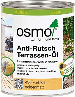 Osmo Anti-Rutsch Terrassen-Öl 430 außen Holzschutzmittel farblos, 750ml