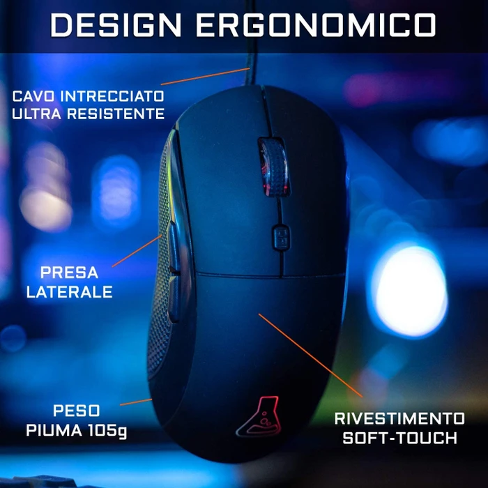 The G-Lab - Combo Oxygen EX - Set di tastiera e mouse wireless Gaming con LED RGB The G-Lab - Combo Oxygen EX - Set di tastiera e mouse wireless Gaming con LED RGB