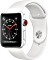 Apple Watch Series 3 (GPS + Cellular) Aluminium 42mm silber mit Sportarmband weiß (MTH12ZD/A)