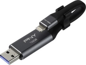 PNY Duo-Link 3.0 On-the-Go Cable Design 128GB, USB-A 3.0/Lightning