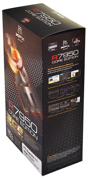 XFX Radeon HD 7950 Core Edition, 3GB GDDR5, DVI, HDMI, 2x mDP