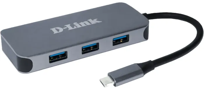 D-Link 6-in-1 USB-C Multiport-Adapter, RJ-45, USB-C 3.0 [Stecker]