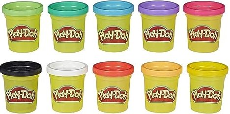 Hasbro Play-Doh Knete Farbenkiste 10er-Pack