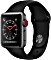 Apple Watch Series 3 (GPS + Cellular) Aluminium 38mm grau mit Sportarmband schwarz (MTGP2ZD/A)