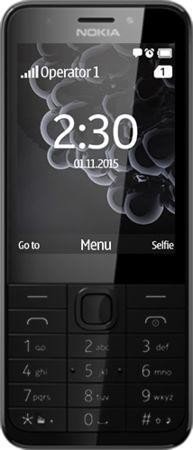 Nokia 230 Single-SIM czarny/srebrny