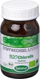 Sanatur Stoffwechsel & Psyche Bio Chlorella Tabletten, 250 Stück