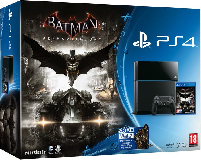 Sony PlayStation 4 - 500GB Batman: Arkham Knight Bundle schwarz