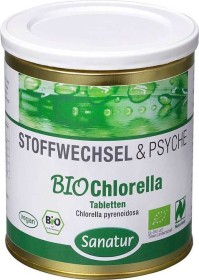 Sanatur Stoffwechsel & Psyche Bio Chlorella Tabletten, 1000 Stück