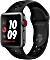 Apple Watch Nike+ Series 3 (GPS + Cellular) Aluminium 38mm grau mit Sportarmband anthrazit/schwarz (MTGQ2ZD/A)