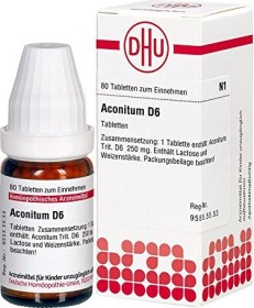 DHU Aconitum D6 Tabletten, 80 Stück