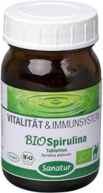 Sanatur Vitalität & Immunsystem Bio Spirulina Tabletten, 250 Stück