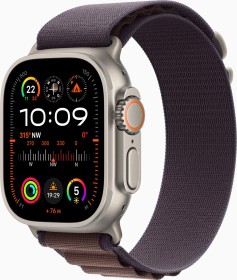 Apple Watch Ultra 2 mit Alpine Loop Large Indigo