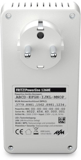Powerline AVM FRITZ 1260E WLAN — Omega electronic GmbH